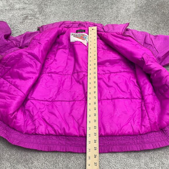Downhill Racer Thermoloft Vintage 90's 80's Jacket Womens Medium Purple Retro - Picture 6 of 11